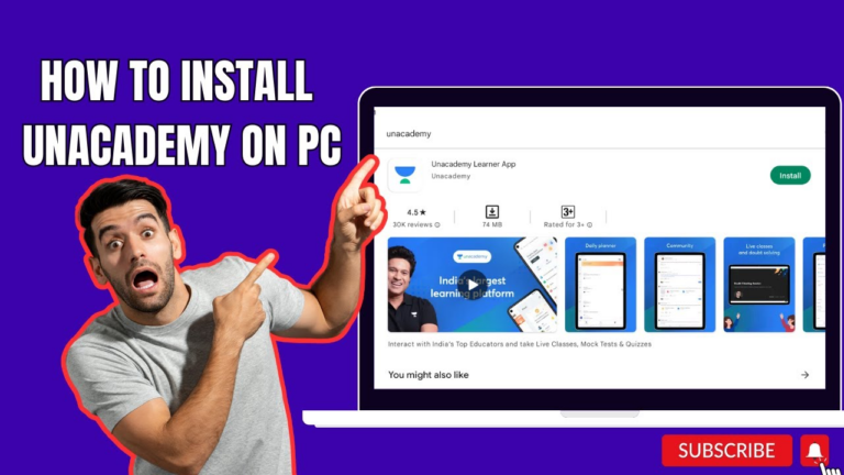 Unacademy App For PC