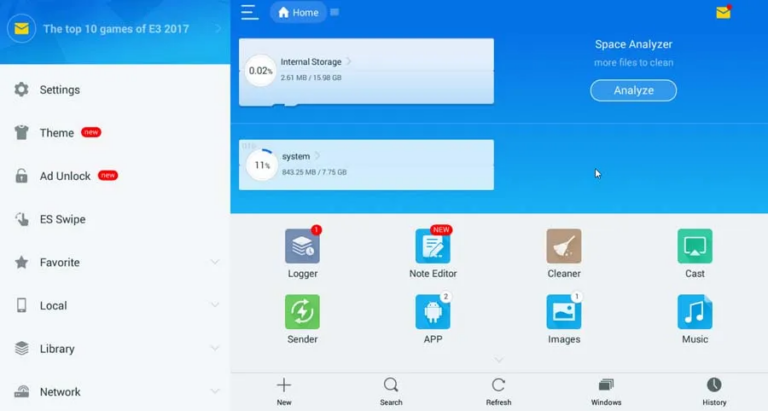 ES File Explorer For PC